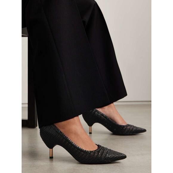 Gabriela Hearst Andres Woven Pumps in Black 40 - Picture 4 of 4